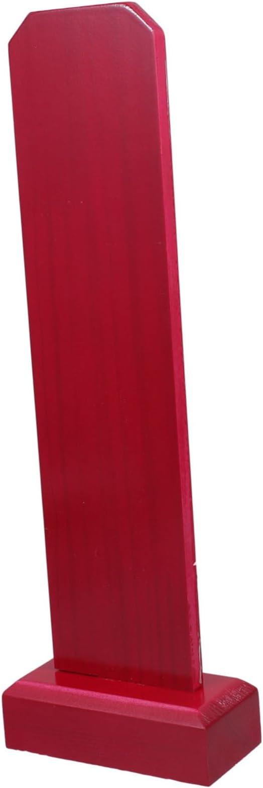 GETAJGHSD Buddhist Supplies Memorial Plaque Altar Offering Tablet Memorial Offering Tablet Memorial Table Decorations Sacrificial Tablet Temple Memorial Tablet Prop for Temple Red Wooden