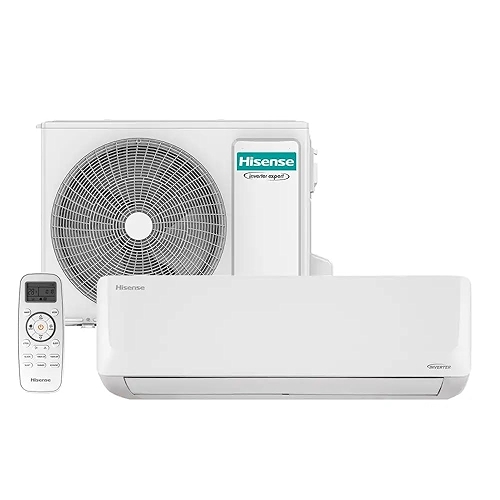 Ar Condicionado Split Hi Wall Inverter Hisense Wi-Fi 9000 BTU/h Quente e Frio AS-09UW2RLD0...