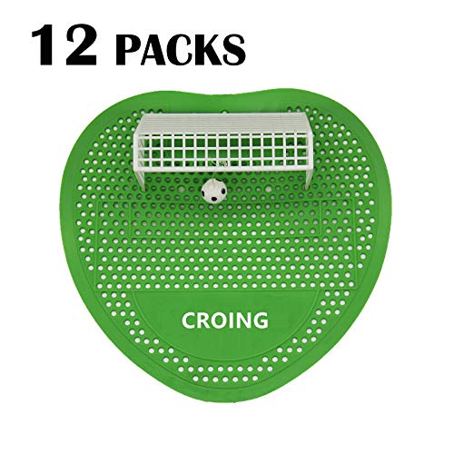 CROING Urinal Screen -12 Packs-30 Days Fragrance - Soccer Style