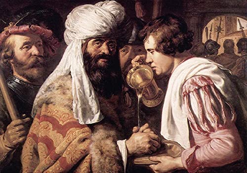 Toile Jan Lievens Pilate se lavant les mains reproduction d'art moderne 60x90