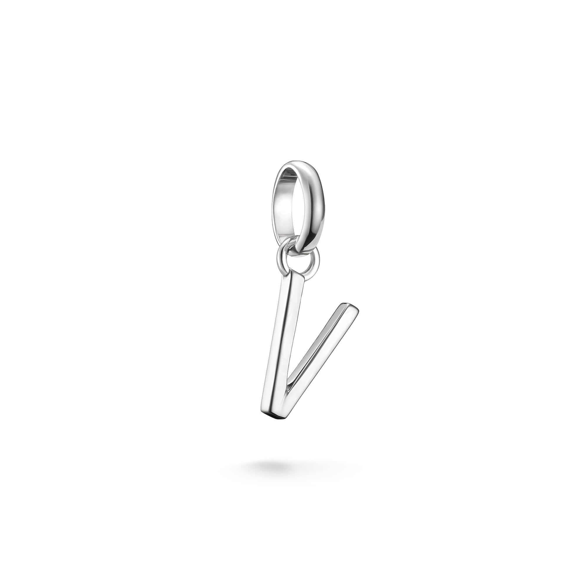 Thomas Sabo Charm pendant letter V Connect silver Recycled 925 Silver