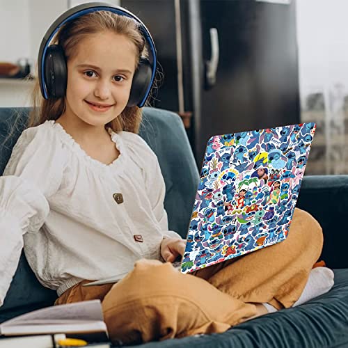 GTOTd Cute Cartoon Stickers (200 Pcs) Gifts Merch Blue Monster Party Supplies Vinyl Decor for Laptop Skateboard Guitar Luggage Water Bottle for Teens - Image 3