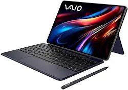 Tablet VAIO TL12 12GB 512GB Octa-Core UNISOC T820, Tela AMOLED 12.6” 2.5k, com Teclado Inteligente, Capa Protetora e Caneta VAIO PEN, 5G WiFi, 10.090 mAh, Android 15, Câmera 13MP + Selfie 12MP - Preto