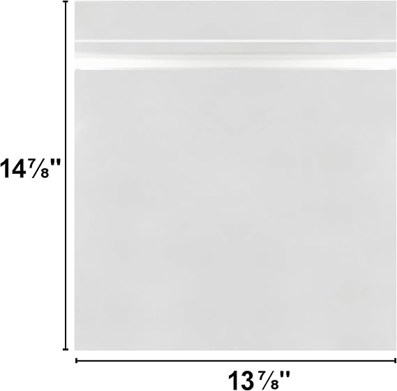 (25) 12 Resealable Oversize Record Outer Sleeves - Super Clear Premium 2 Mil Thick Archival Quality BOPP - 13-7/8 x 13-1/4 + 1-5/8 Flap - FITS Most Box Sets UP to 7/8 Thick #12SB02RSOS