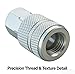 3/8 Inch Body Air Hose Quick Connect Fittings,Industrial M-Type, 3/8