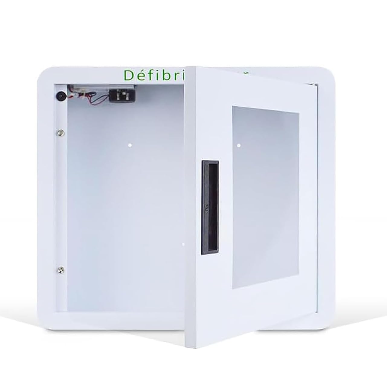 AED-Schrank, Erste-Hilfe-AED-Defibrillator-Aufbewahrungsschrank mit Alarmsystem, passend für die meisten AED-Modelle, für Büro, Pflegeheim, Bus