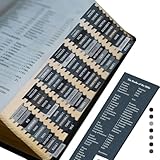 Saintilway Productions - Bible Tabs Premium Tear Resistant Bible Tabs – Easy to Apply, Laminated for Durability – Old & New Testament – Perfect for All Bibles - for Women and Men (Charcoal)