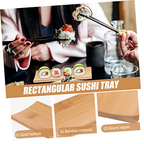 Plato para sushi multiusos 2 piezas PRETYZOOM miniatura 2