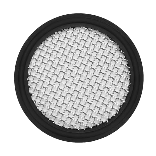 Image of DERNORD 2 Pack 2 inch Sanitary Tri-Clamp Gasket Buna-N (NBR) w /Stainless Bonded Type Screen 10 Mesh