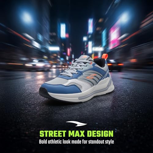 Image of ASIAN Powerkick-05 Running Shoes for Men | Breathable Mesh Knit Sports Shoes | EVA Midsole for Energy Return | Memory Foam Sneaker for Boys | Ideal for Gym, Sports, and Training