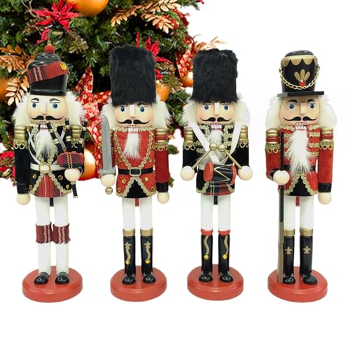 Décorations de Noël Casse-Noisette en bois pour l'intérieur et l'extérieur
