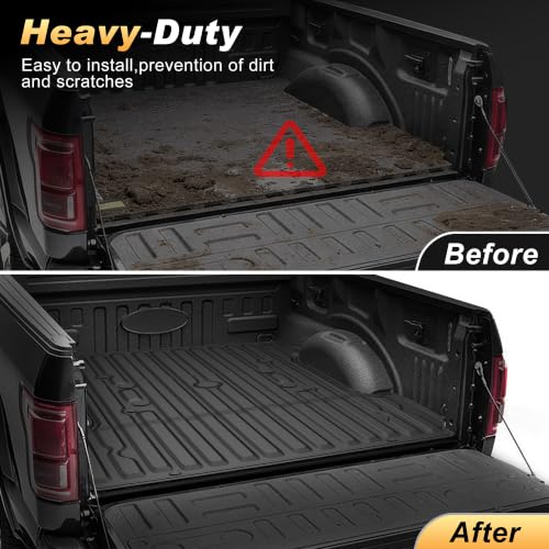 Image of AOMSAZTO Truck Bed Mat for 2017-2026 Ford F250 F350 F450 6.75FT Super Duty