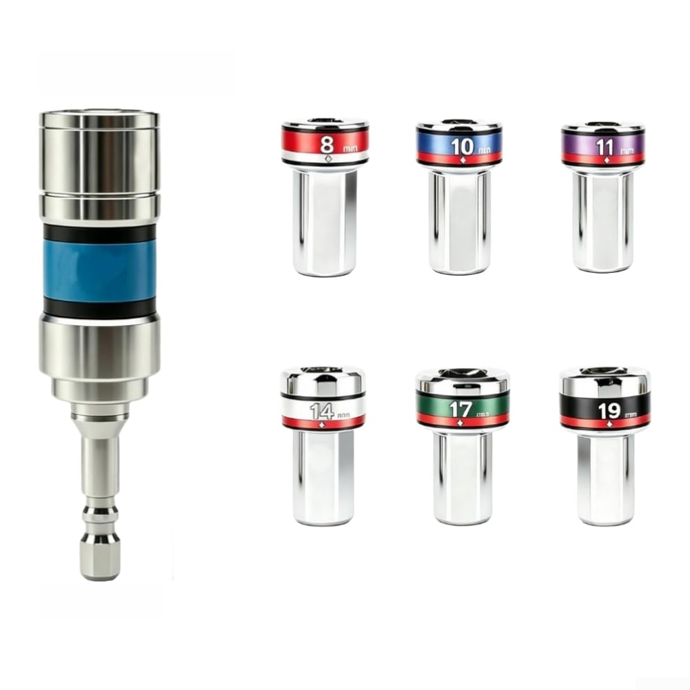 Set 8-19mm con Extensor 15° para acero Set 8-19mm con Extensor(1pc)