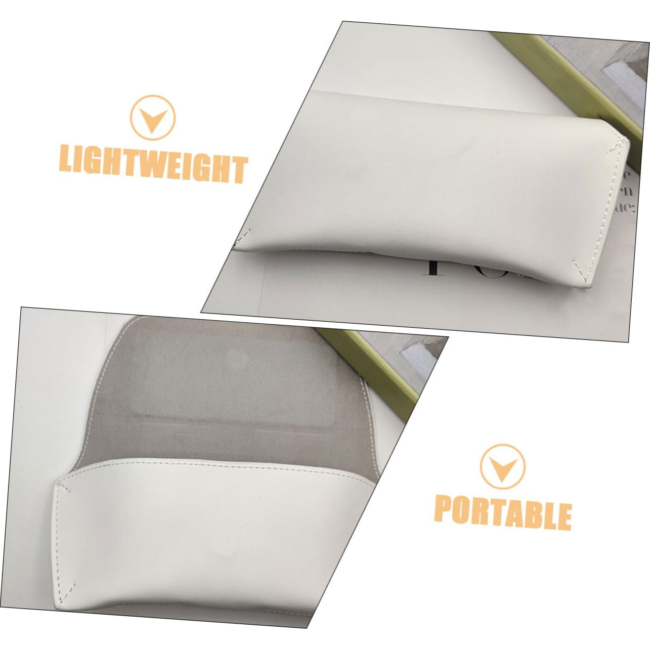 FOMIYES Brillenschutzhülle Tragbare Tasche Damen Sonnenbrillentasche Schmal Für Sonnenbrillen Brillen Lesebrillen Tasche Niedlich Pvc Weiß