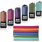 BOGI Microfiber Travel Sports Towel-Quick Dry Travel Towel,Soft Lightweight Absorbent Compact Sports...