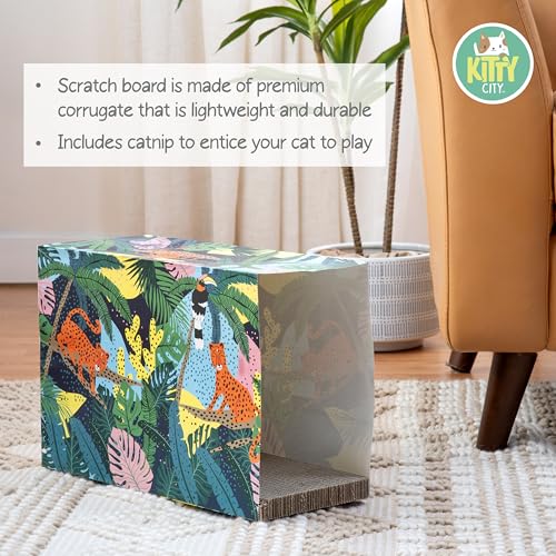 Kitty City Paper Bag Scratchers for Cats, Jungle Paper Bag 2-Pack