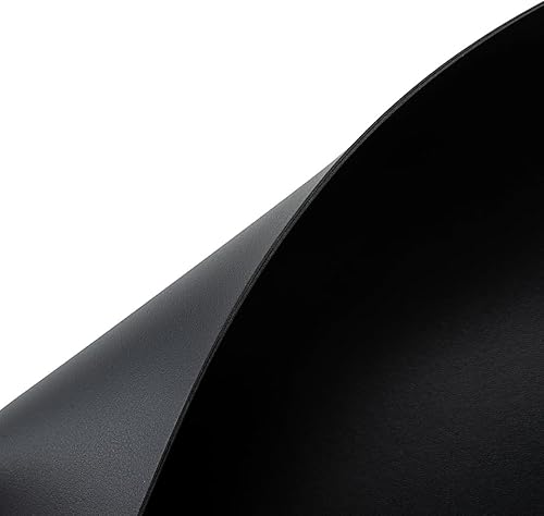 Vista 103 de Mantel individual ovalado de vinilo gris - en relieve - 16 x 12 pulgadas - caja de 6 unidades - Restaurantware