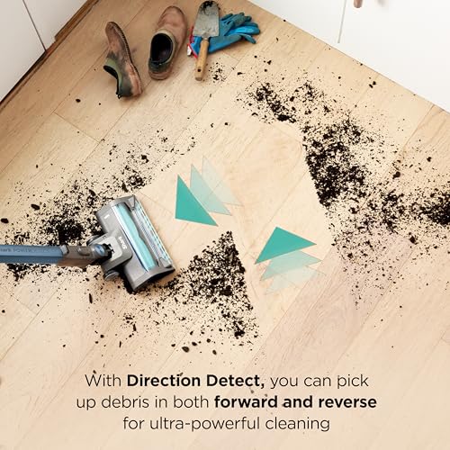 Image of Shark PowerDetect Cordless Stick Vacuum, Powerful Suction, HEPA Filtration, Carpet & Hard Floor, Portable, Stick Vacuum for Pet Hair, Java Ice Blue, IP1255