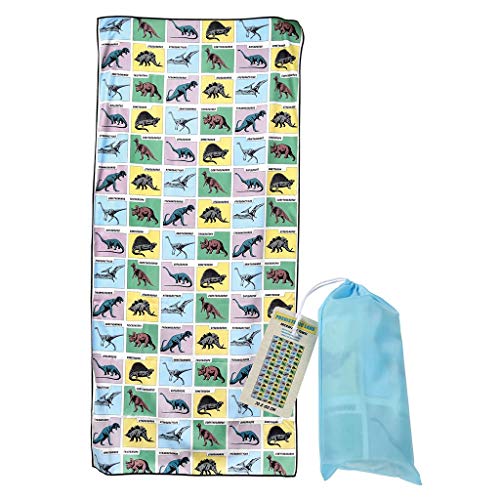 Rex London Serviette en microfibre Motif dinosaure