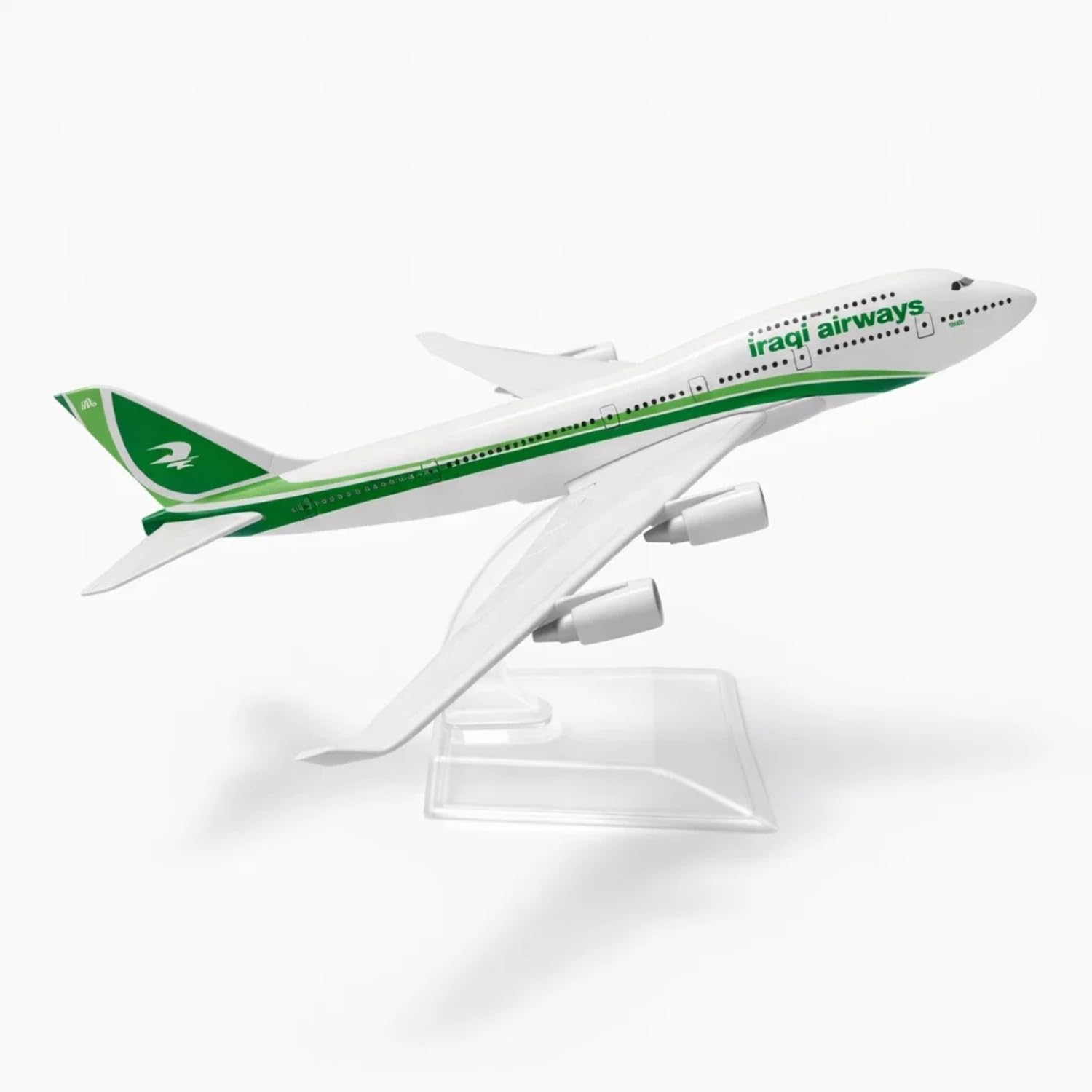 Western Era Iraq Airways B747 1:300 Scale Model | 16cm Metal Die