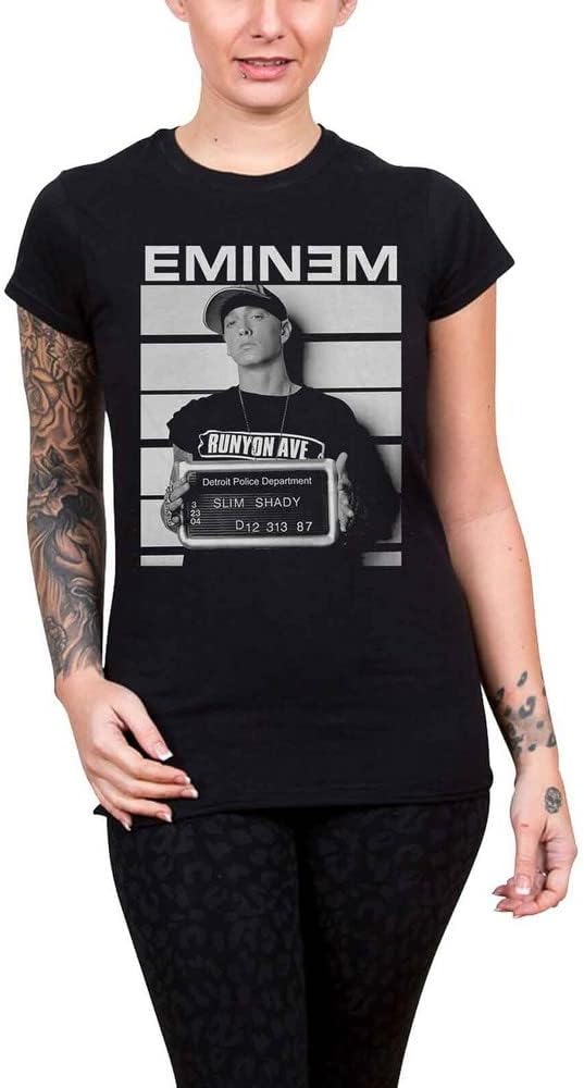 Arrest Photo Juniors Fit Ladies T-Shirt Black