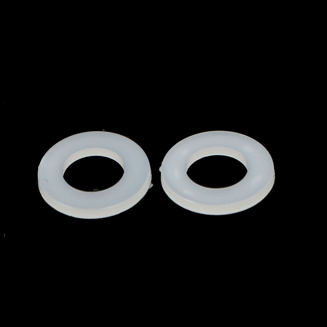 TOP-VIGOR 100Pcs White Nylon Flat Washers - Image 4