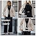 HOTIAN Women Cropped Wool Blend Coats Long Sleeve Coat Jacket Peacoat Fall Winter Outwear Overcoat