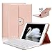 iPad Mini 4 Keyboard Case, COO iPad Mini 4 Case with Built­in Removable Bluetooth Keyboard for Apple iPad Mini 4 (Model A1538/A1550) with 360 Degree Rotation and Multi-Angle Stand (Champagne)