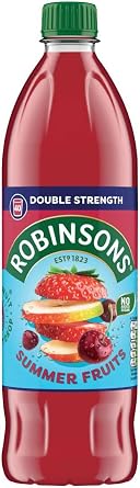 Robinsons Double Strength Summer Fruits No Added Sugar Squash 1L
