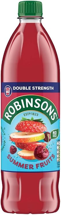 Robinsons Double Strength Summer Fruits No Added Sugar Squash 1L
