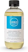 Gamblin Safflower Oil 8.5 oz - Non-Yellowing, Slow-Drying Medium for Vibrant Whites & Light Colors in Oil Painting
