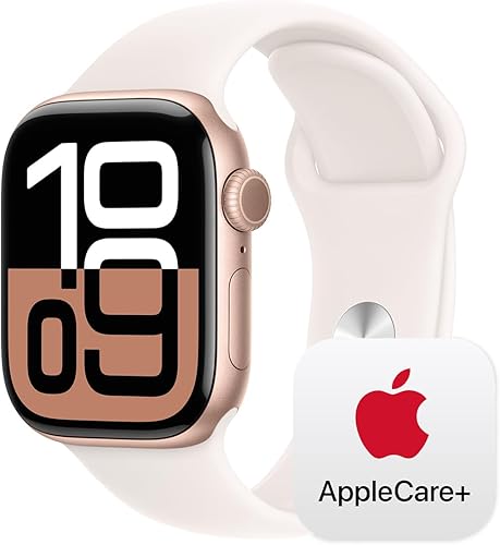 Miniatura 36 de Apple Watch Series 10 [GPS + Celular 46mm] con caja de titanio dorado con bucle milanés dorado - M/L. Rastreador de fitness, aplicación ECG, Caja de