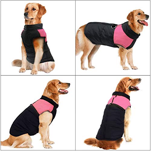 Dora Bridal Dog Warm Coat Vest, Windproof Doggy Jacket For Cold Weather, Doggie Winter Clothes, Soft Pets Hoodie For Small Medium Large Dogs, Waterproof Puppy Outdoor Clothing Apparel Extra Protection #TOP3