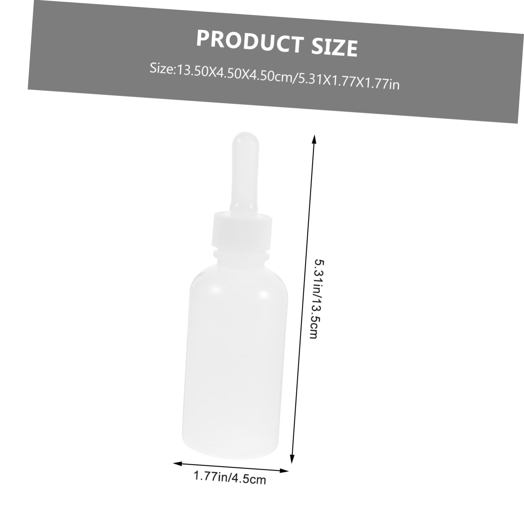 GALPADA 4Pcs Silicone Pet Feeding Bottles Reusable Cat and Dog Nursers for Kittens and Puppies with Scale Leak Design Material