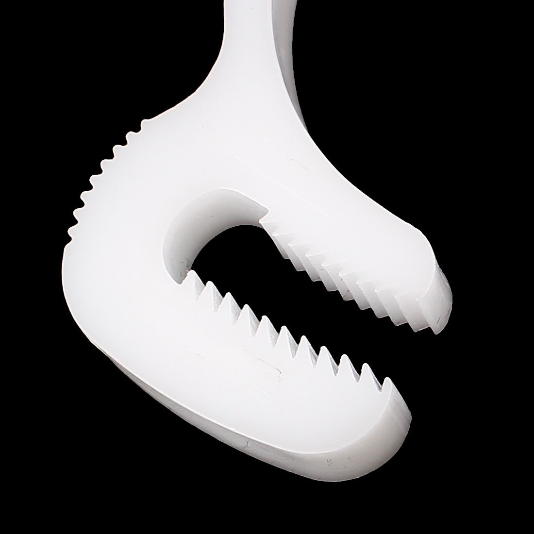 Aexit 25.3mm-27.2mm Double Clamps Gripping Plastic Hose Tube Clamps Fasteners White Strap Clamps 4 Pcs