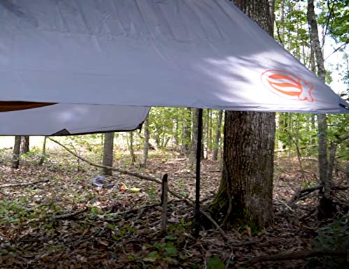 Battlbox 12’ X 9.5’ Multi-Purpose Weatherproof Tarp - Rip And Tear Proof Grommets And Reinforced Edges, Corners - Durable Tent Tarp, Rainfly And Shelter Cover - Compact Lightweight Camping Hiking Tarp #TOP2