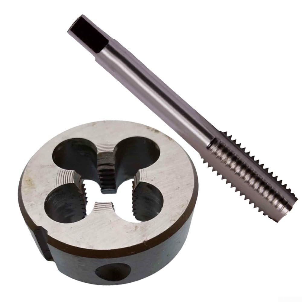 Zestaw gwintowników i narzynek, gwintowniki i narzynki do gwintów okrągłych, stal szybkotnąca M13x1,25 mm, zestaw gwintowników i narzynek prawoskrętnych, zestaw narzędzi do gwintowania metrycznego
