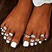 ONBRIG Toe Rings for Women Adjustable Toe Rings for Women Open Toe Ring Summer Beach Foot Jewelry (B - G)