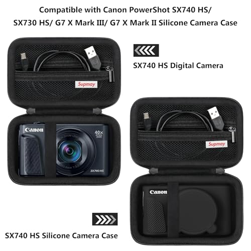 Funda rígida para cámara Canon PowerShot SX740 HS miniatura 3