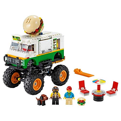Creator 3in1 Monster Burger Truck 31104 Building Kit, Cool Buildable Toy for Kids, New 2020 (499 Pieces) - Lego - Immagine 3