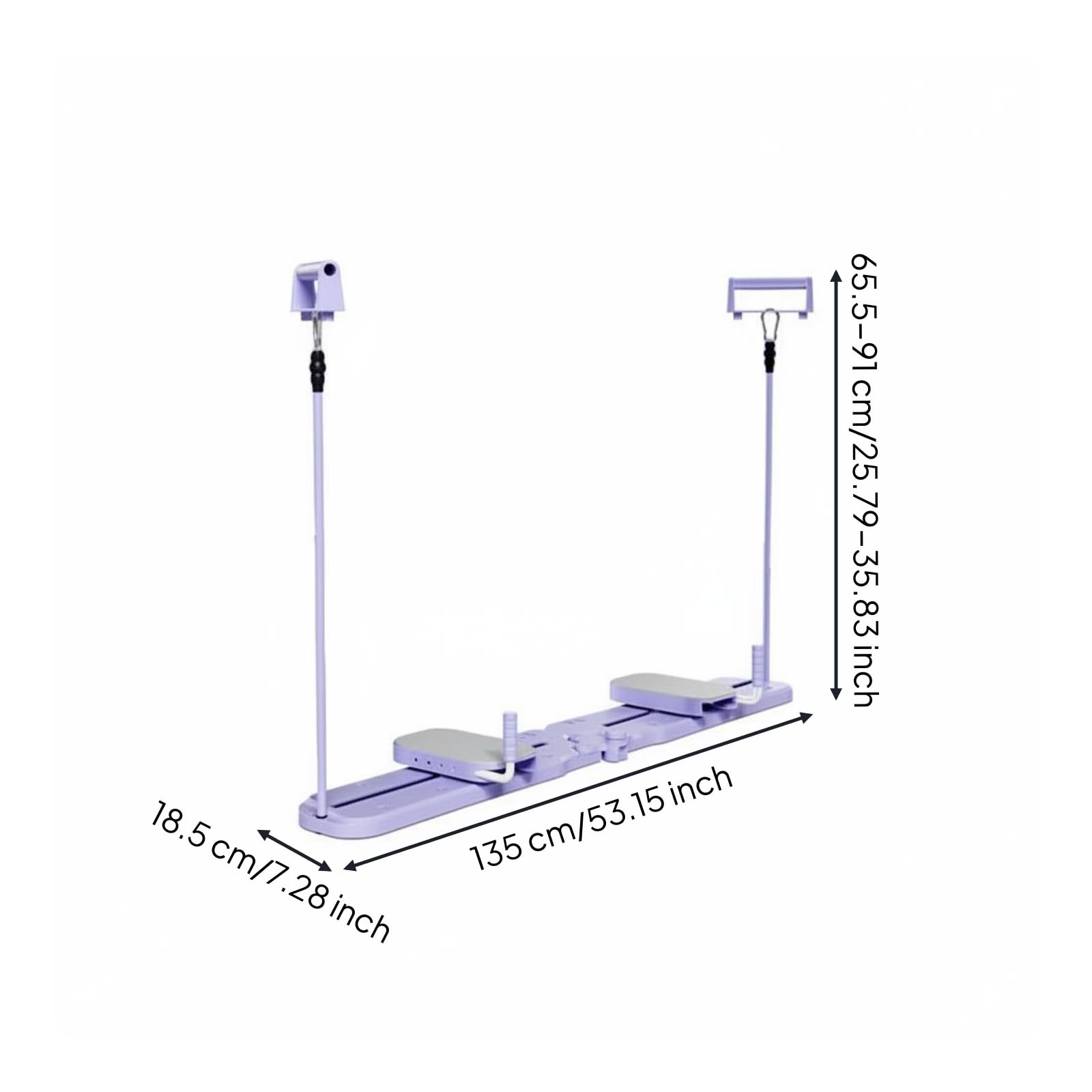 Faltbarer Skitrainer Multifunktional Ski-Trainingsgerät mit Griff Heim Skisimulator für Frauen, Heimtraining , Style to 1