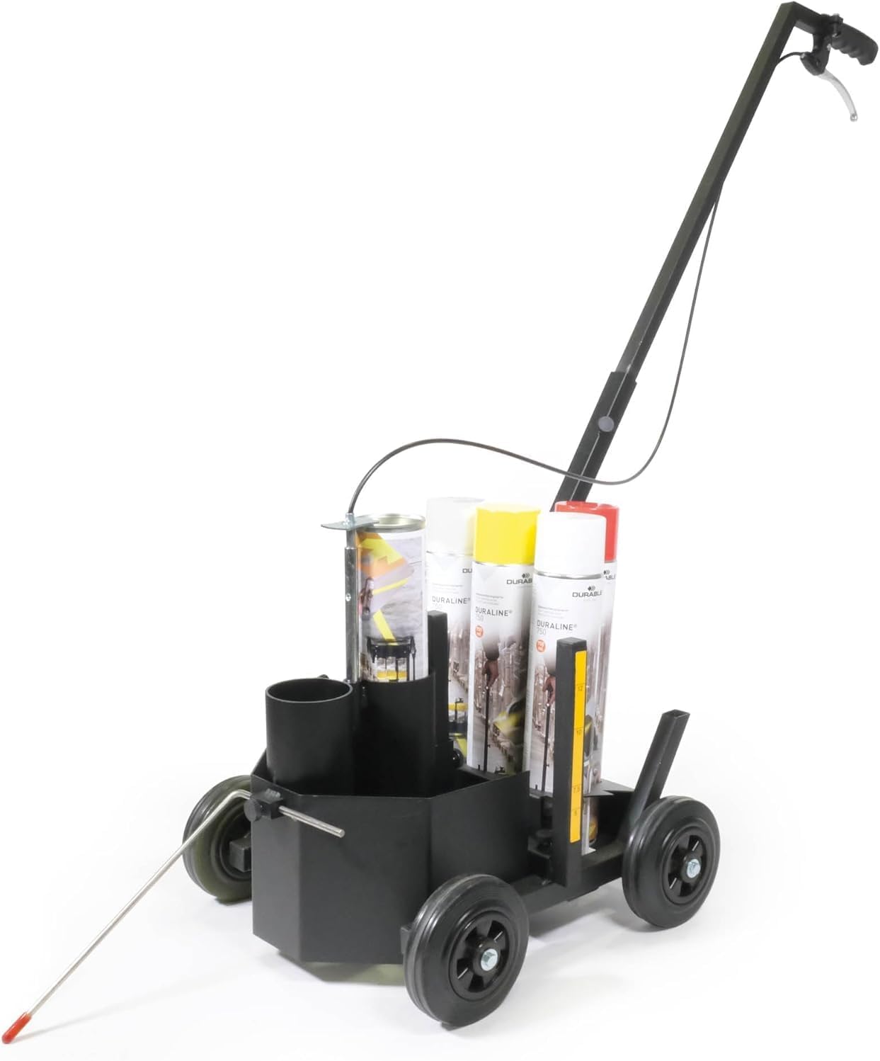 Durable Carrello traccialinee DURALINE® EasyTrack, accessorio per marcatura per bombolette spray da 750 ml, nero, 114101
