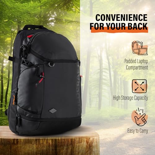 Image of Wildcraft Casual Backpack Pacto 40 for Mens & Womens | Unisex Backpack (Poseidon,40Liter)