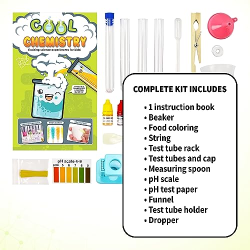 Spicebox Children's Stem Toy - Education Science Lab Cool Chemistry Kit For Kids With 12 Experiments #TOP4