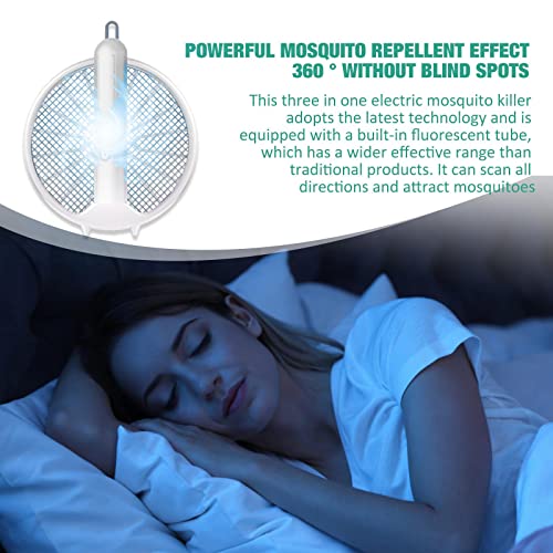 Raquete Elétrica Bugg Zapper | Mata-mosquitos elétrico recarregável USB,Raquete mata-moscas dobrável