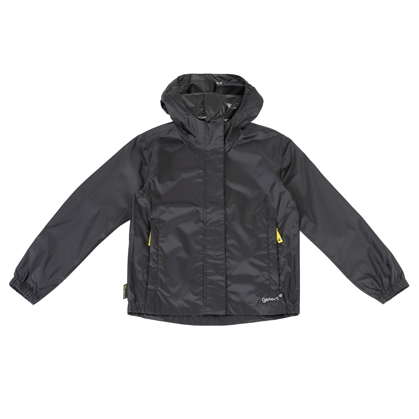 Gelert Unisex Packaway Waterproof Jacket Junior Black Size 11-12 Years Kids