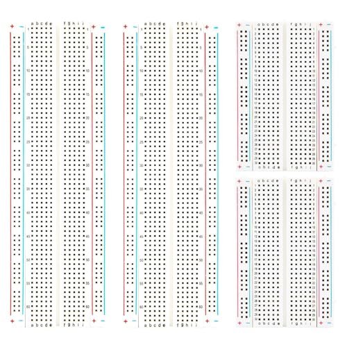 Elegoo CA-EL-CP-027 2Pcs 830 Point & 2Pcs 400 Point Breadboard Kit Solderless Breadboards cover