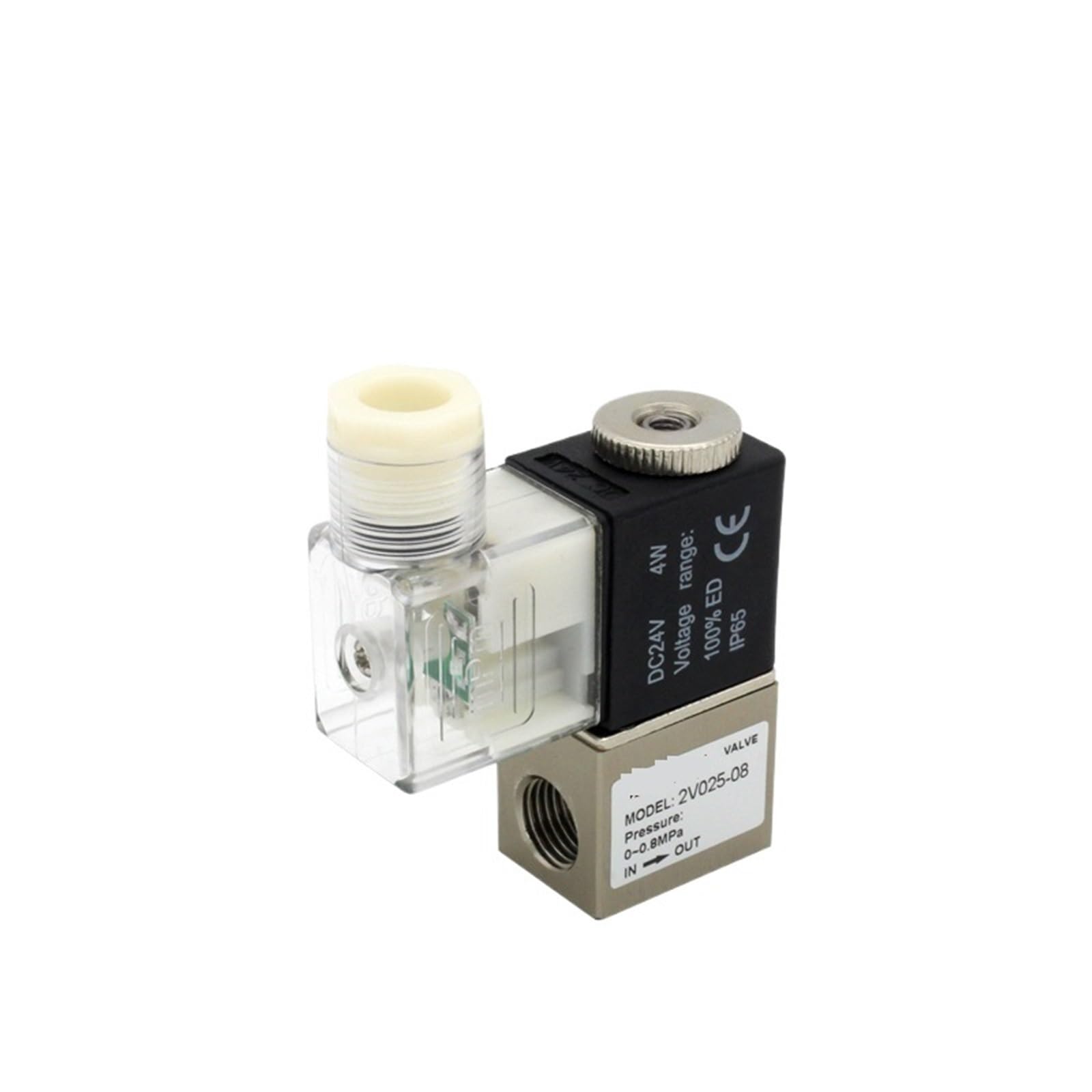 Électrovanne 2V025-06 NO anti-fuite d'air comprimé 1/4 BSP tension AC 220V