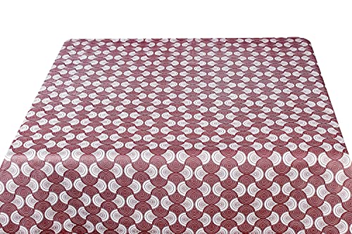 Image of The Furnishing Tree Waterproof Square Shaped Center Table Cover Size 40x40 inches with White Border Lace