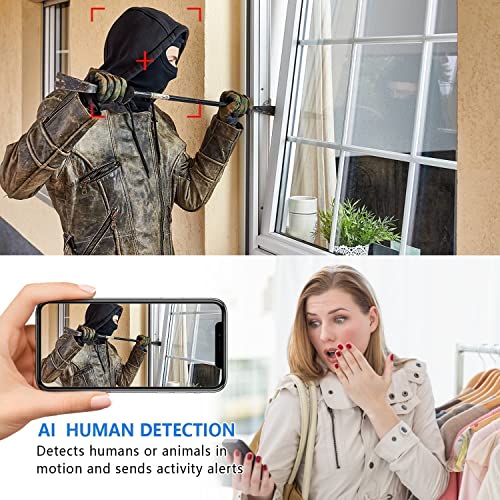 Smallest WiFi Hidden Camera with Battery,HD1080P Wireless Spy Camera,1.5 Hours Battery Time,Baby Monitor Camera,Portable HDVideo Surveillance with NightVision,Motion Detection, APP for Outdoor Indoor - Thumbnail 5